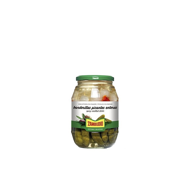 Spicy Banderillas Small Barrel Jars pack 6 units