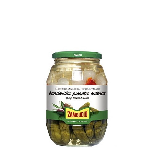 Spicy Banderillas Small Barrel Jars pack 6 units