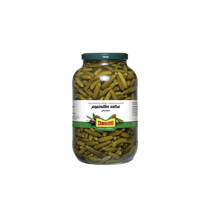 Gherkins anchovy flavor Gallon Jars