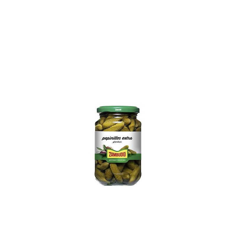 Cornichons saveur d'anchois Bocaux A-370 Pack 12 Unités