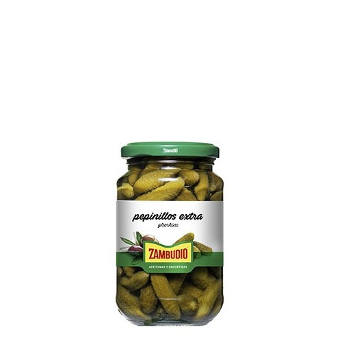 Cornichons saveur d'anchois Bocaux A-370 Pack 12 Unités