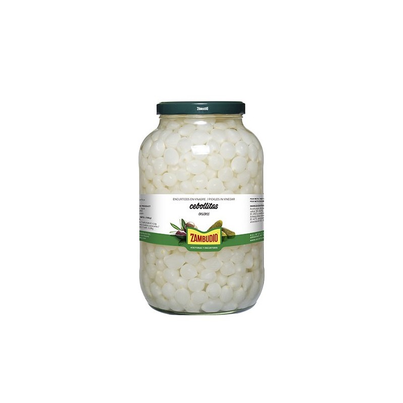 White Onions Gallon Jars