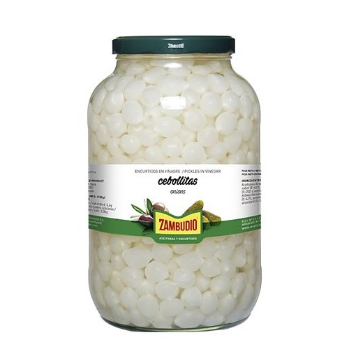 White Onions Gallon Jars