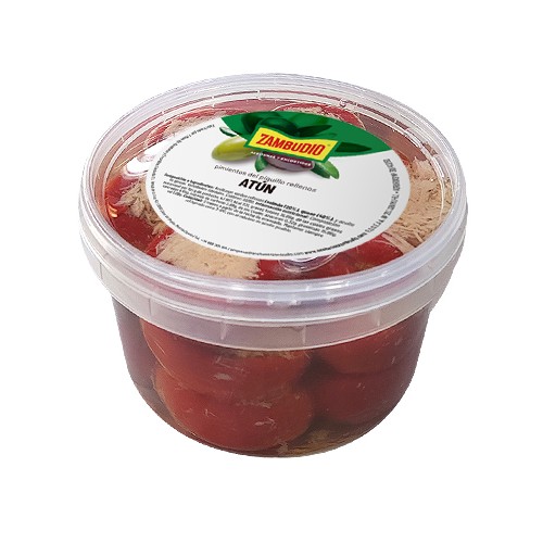 Pimientos Cherry rellenos de atún Cubo 500 g