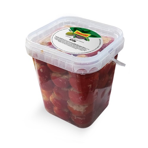 Pimientos Cherry rellenos de atún Cubo 2kg