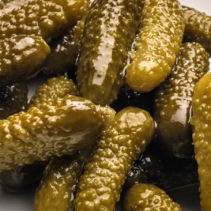 Gherkins anchovy flavor